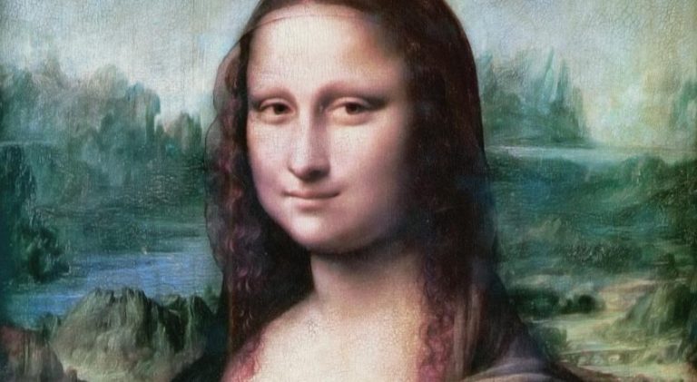 The mona lisa by leonardo da vinci