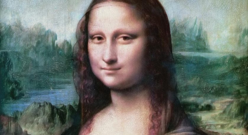 The mona lisa by leonardo da vinci